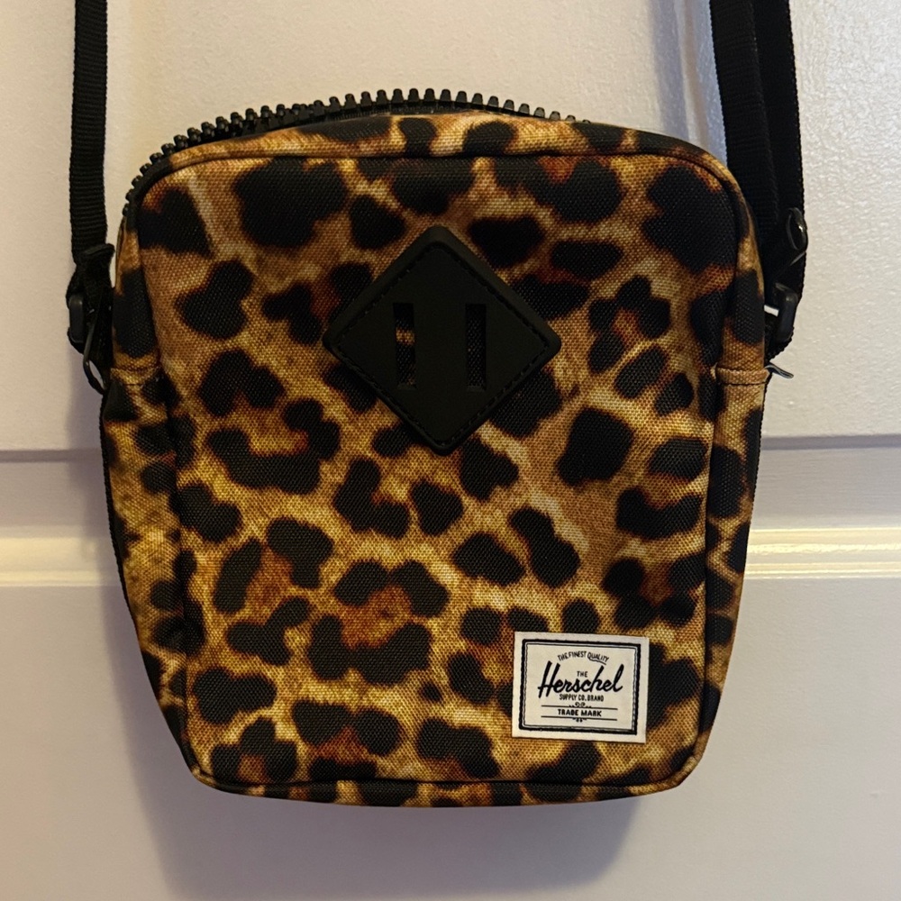 Herschel Supply Company Leopard Print Crossbody Bag